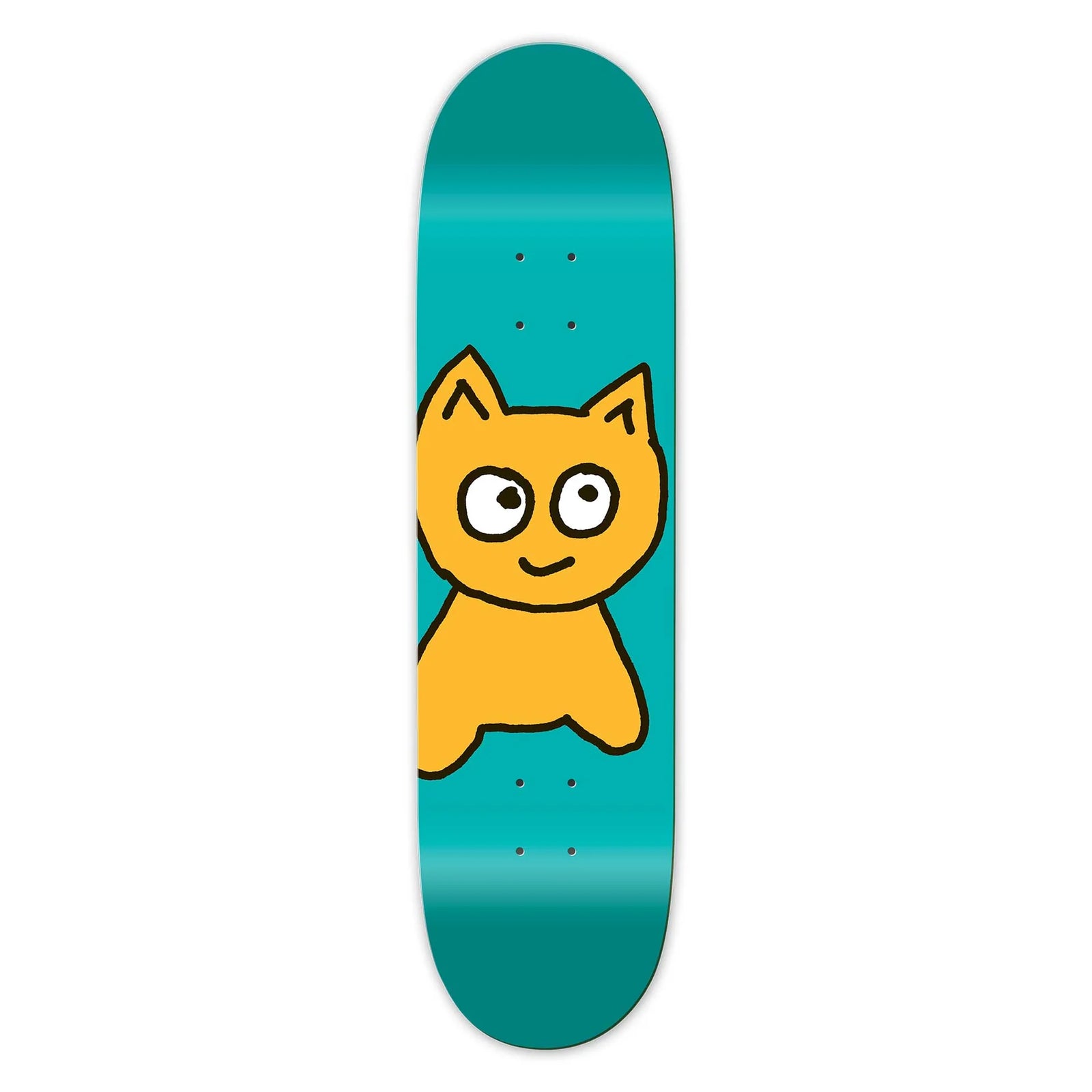 Meow Logo Deck Teal - 8.0