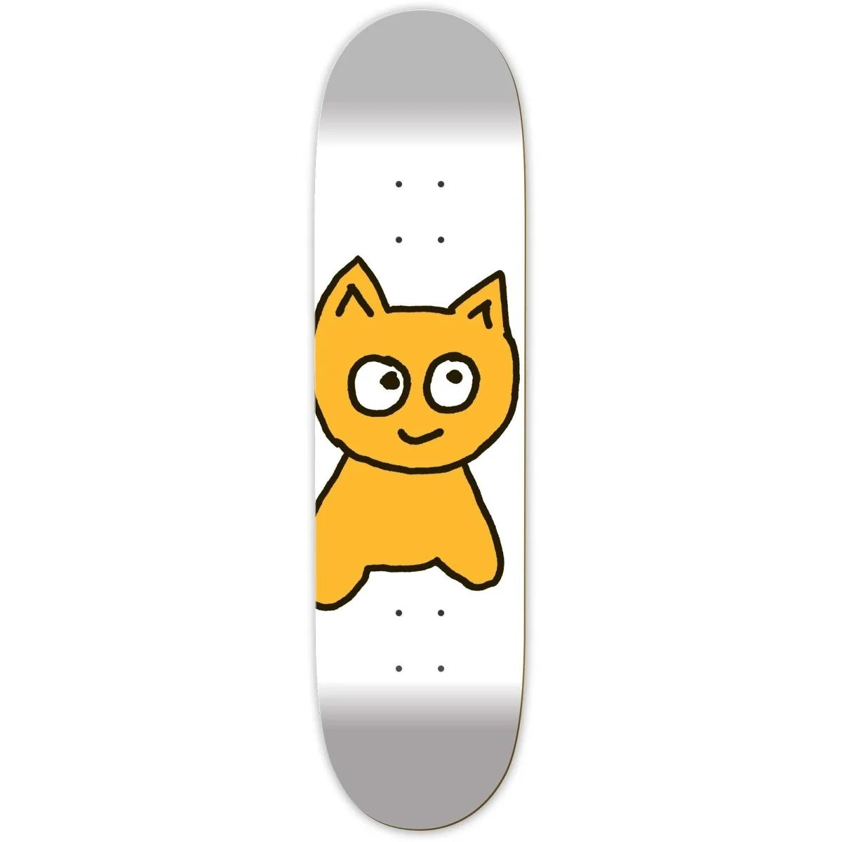 Meow Big Cat Deck White -7.75