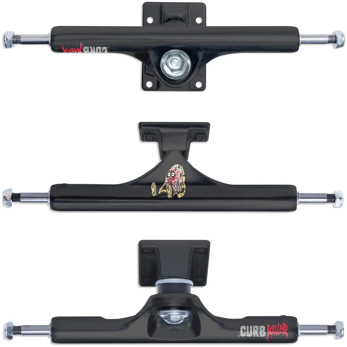 Slappy Trucks ST1 Inverted Curb Killer 10” - Matte Black