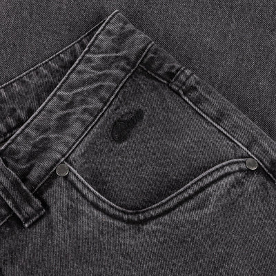 Dime Relaxed Denim Pants - Faded Black