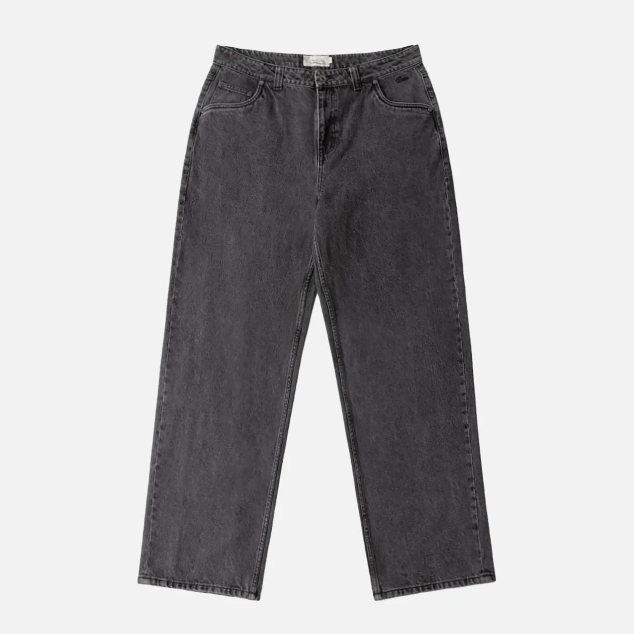 Dime Relaxed Denim Pants - Faded Black