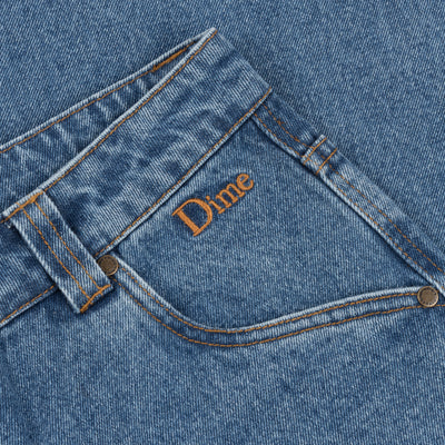 Dime Classic Relaxed Denim Pants - Indigo Washed