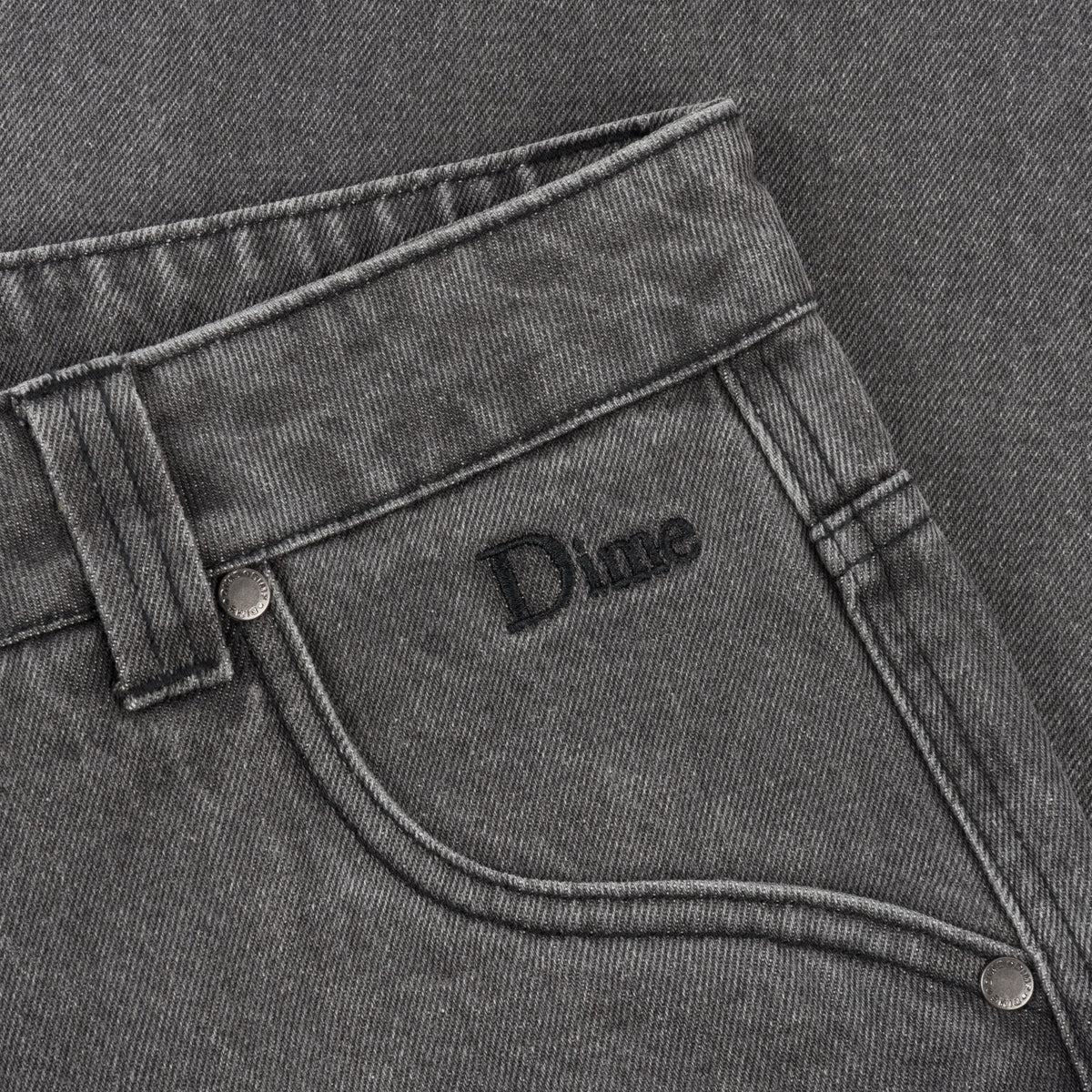 Dime Classic Relaxed Denim Pants - Vintage Black