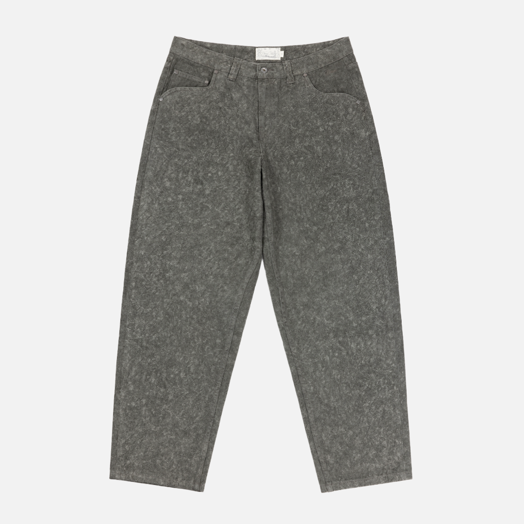 Dime Baggy Denim Pants - Electric Charcoal