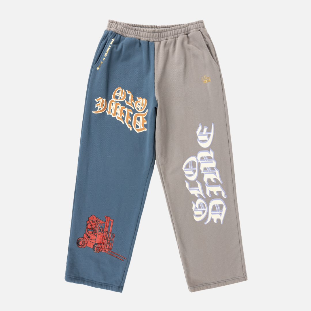 Dime Glo Dime Sweatpants - Gray/Storm Blue