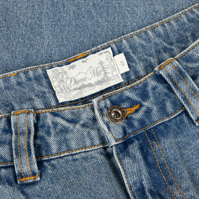 Dime Baggy Denim Pants - Sandblasted Indigo