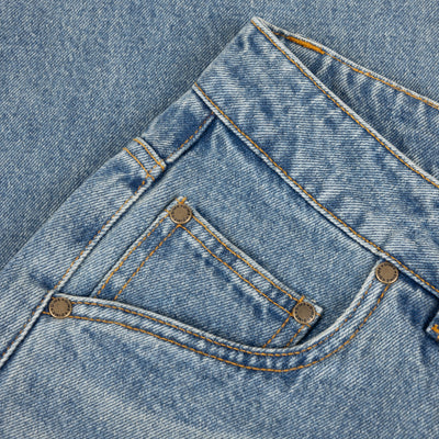 Dime Baggy Denim Pants - Sandblasted Indigo