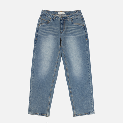 Dime Baggy Denim Pants - Sandblasted Indigo