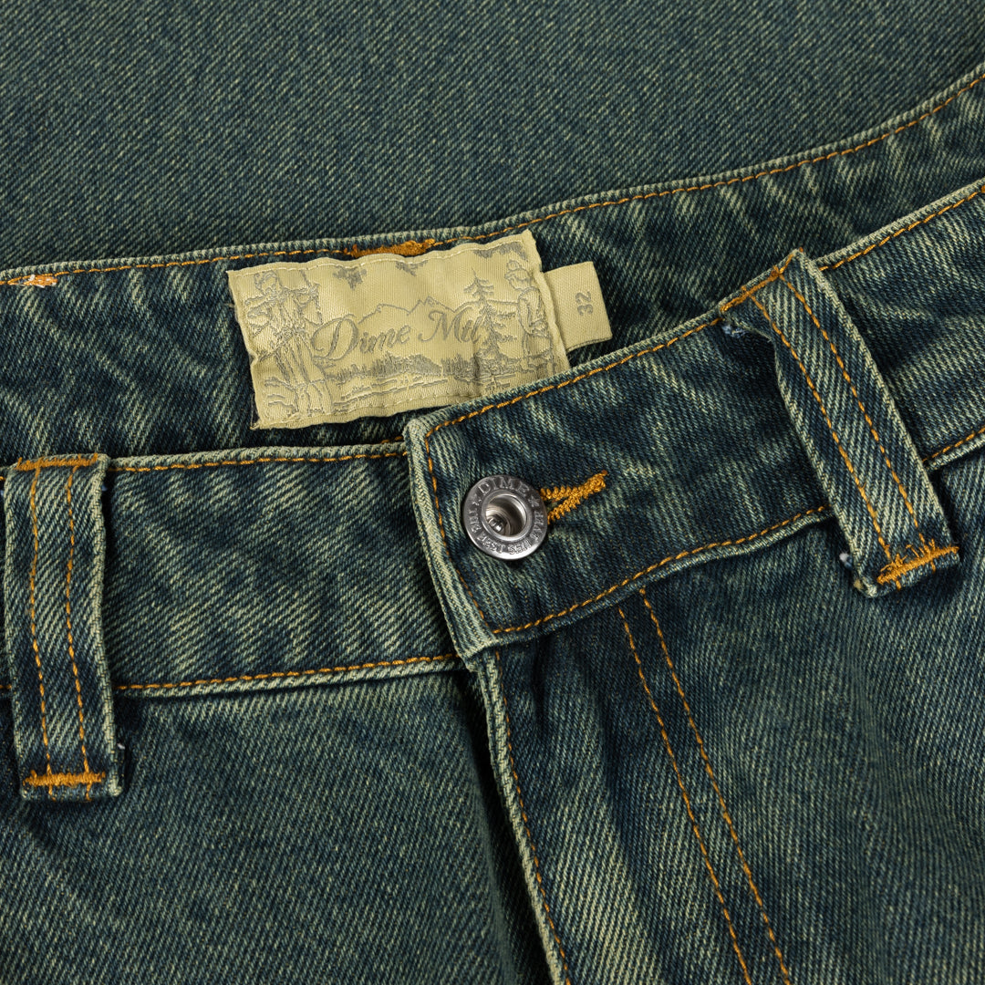 Dime Relaxed Denim Pants - Sandblasted Pine | 35th North