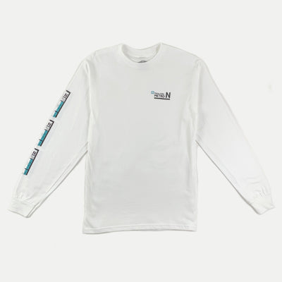 35th North Bus Transfer Long Sleeve - White