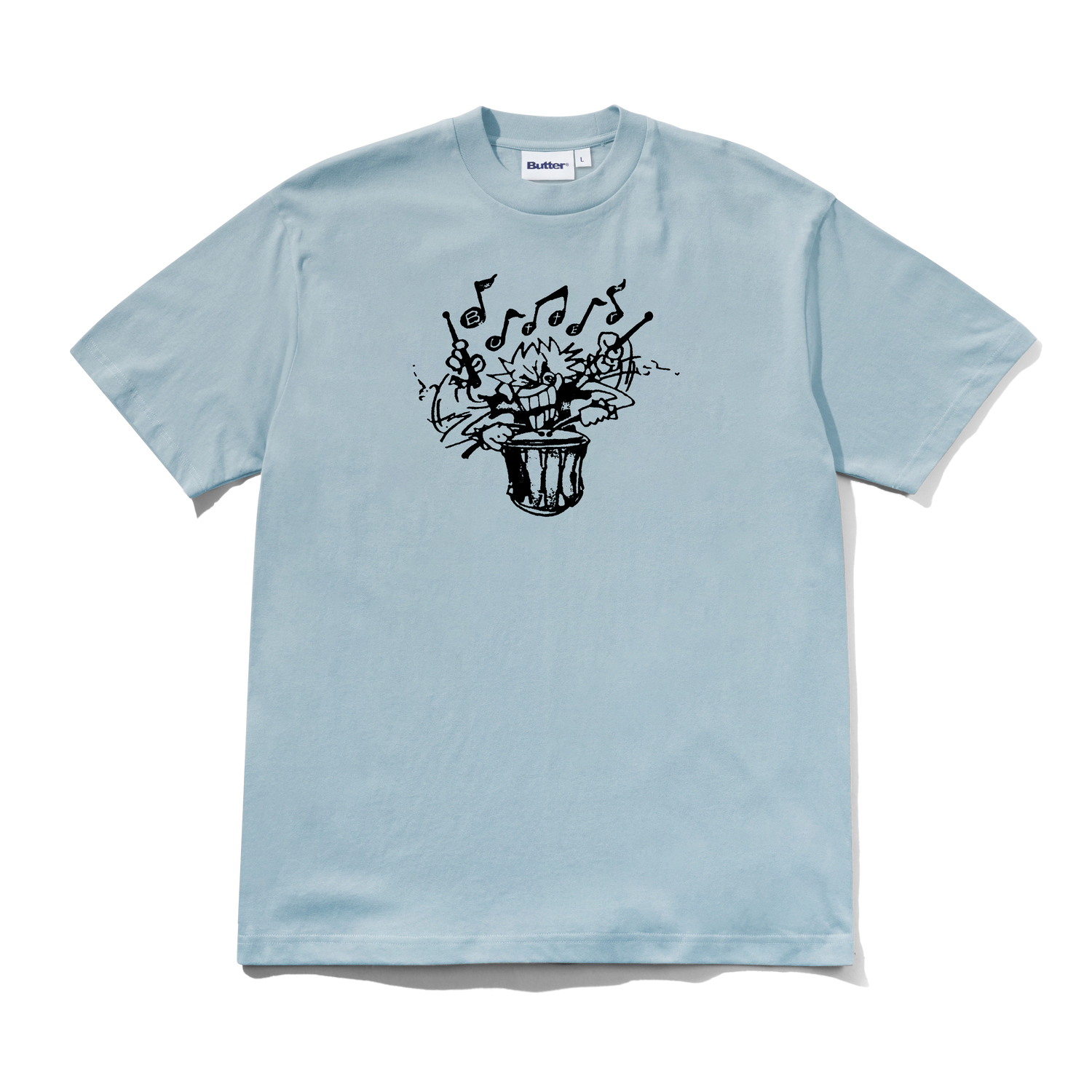 Butter Goods Blaring T-Shirt - Grey Blue