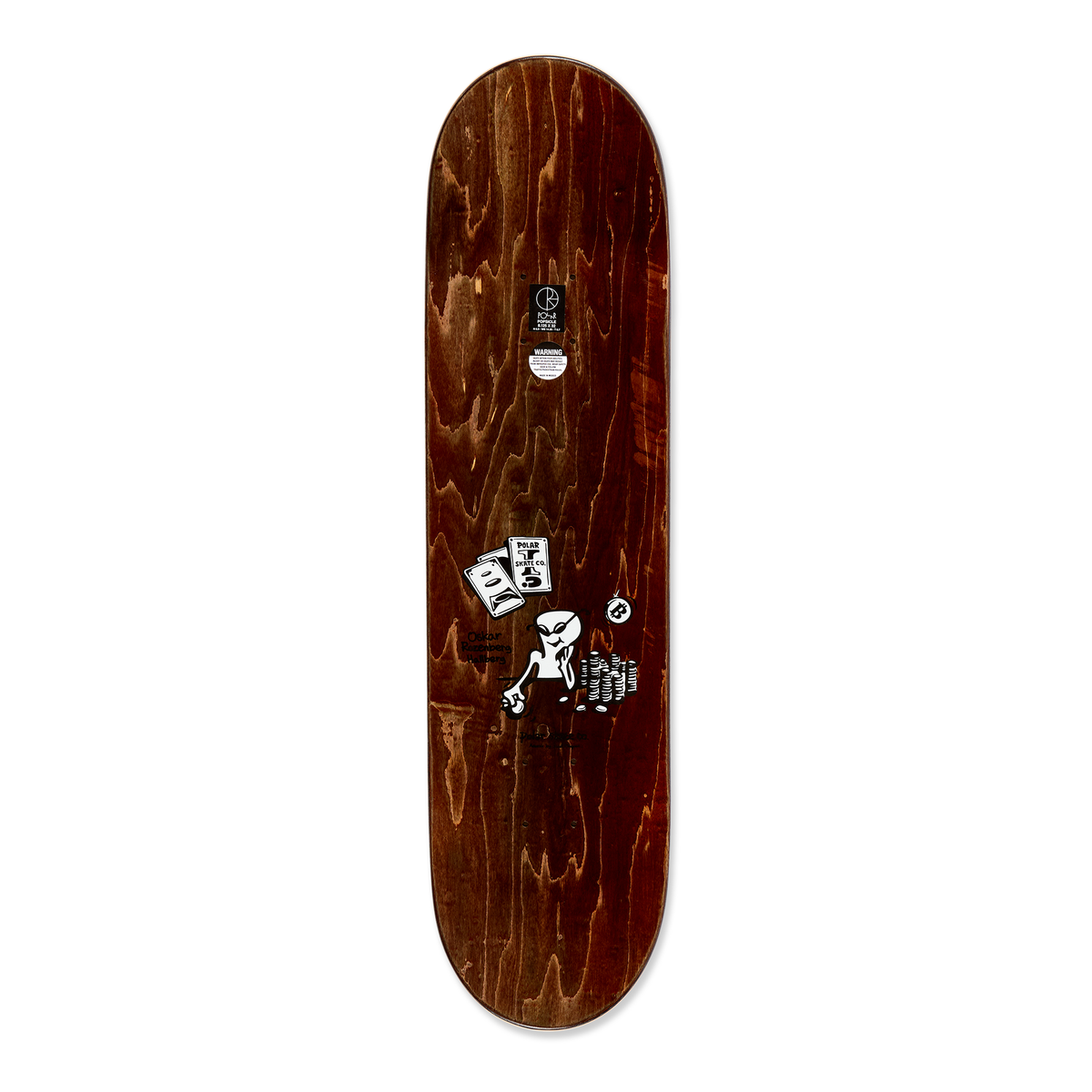 Polar Skate Co 'Poker Face' Oskar Rozenberg Deck - 8.5