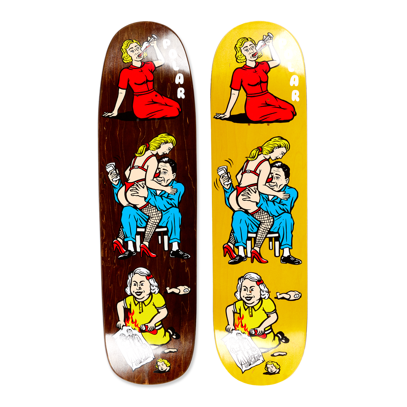 Polar Skate Co 'Family Affair' Deck - 8.25 / P9 Shape