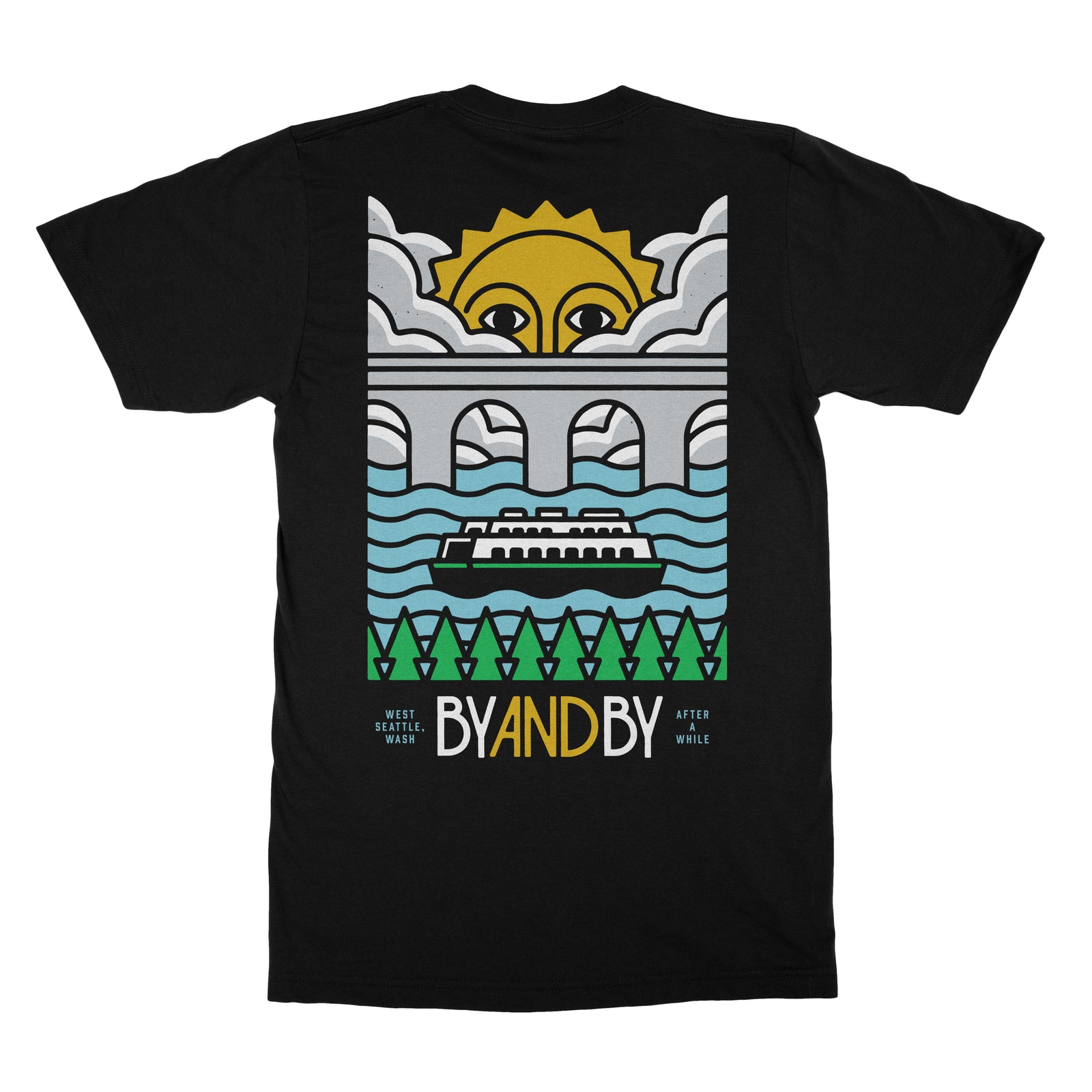 By And By Ferry T-Shirt - Black