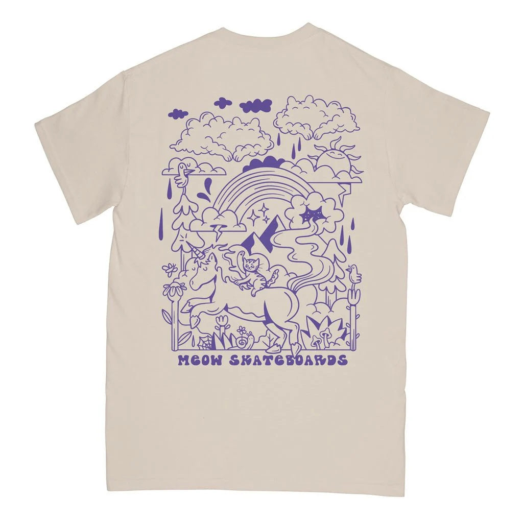 Meow Skateboards Dream T-Shirt - Natural