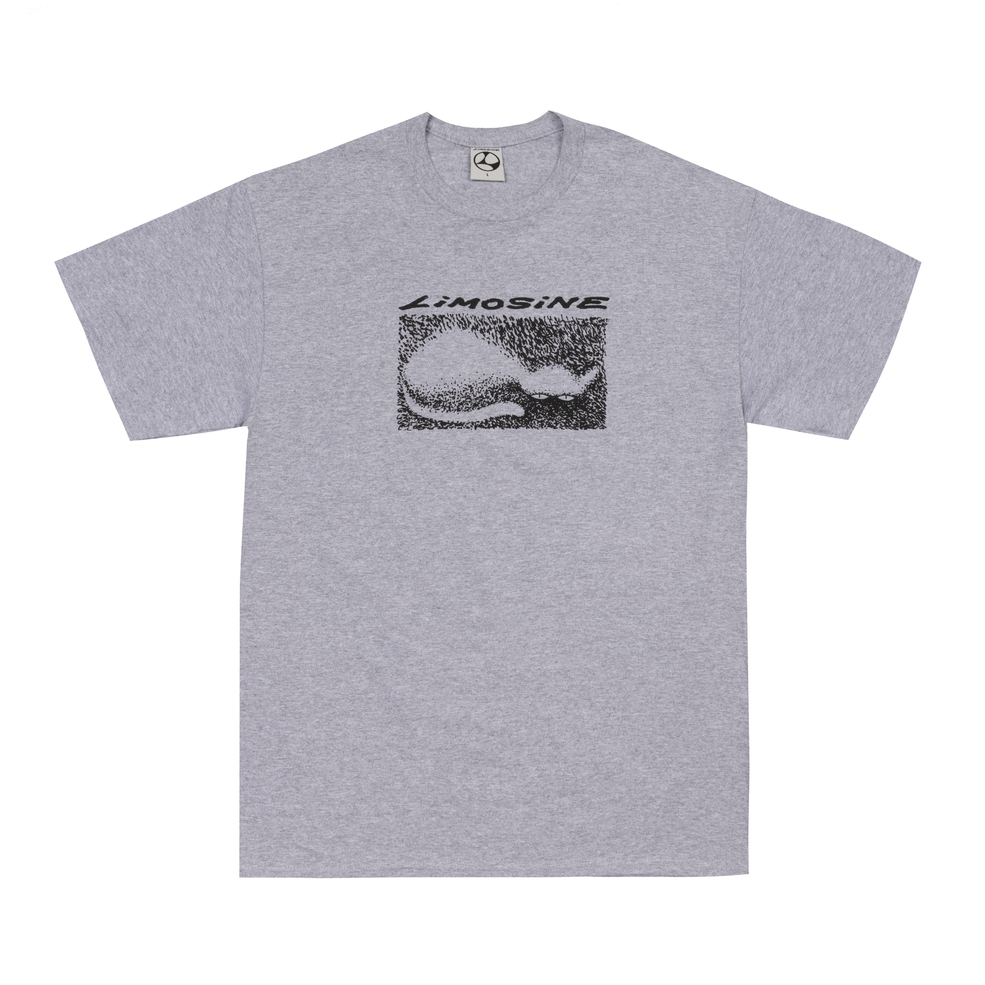 Limosine Cat Tee- Sport Grey