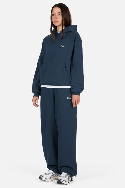Dime Cursive Small Logo Sweatpants - Navy