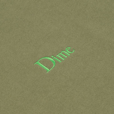 Dime Classic Logo T-Shirt - Army Green