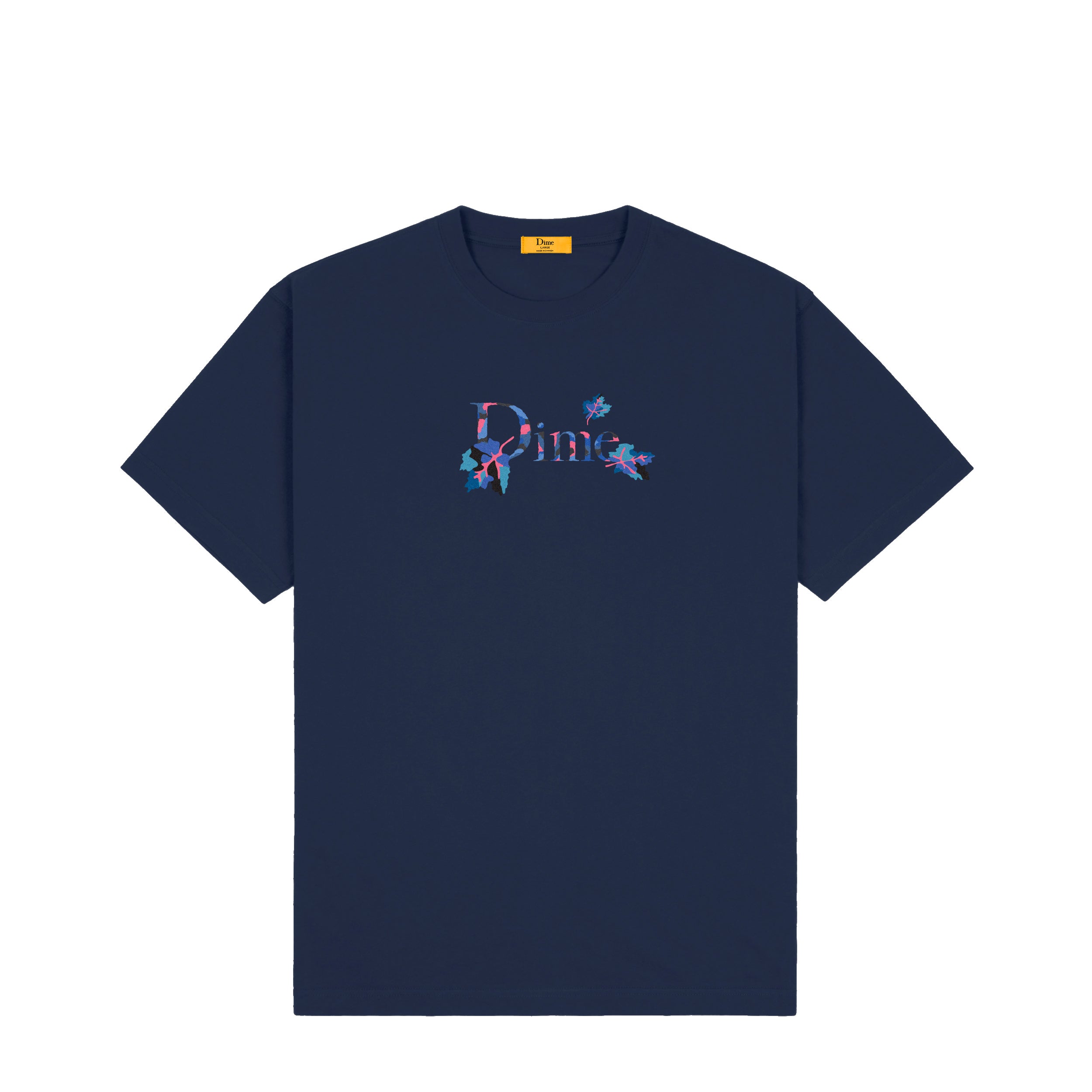 Dime Classic Leafy T-Shirt - Navy - 35th North