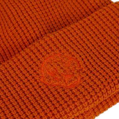 Dancer Waffle Knit Beanie - Burnt Orange