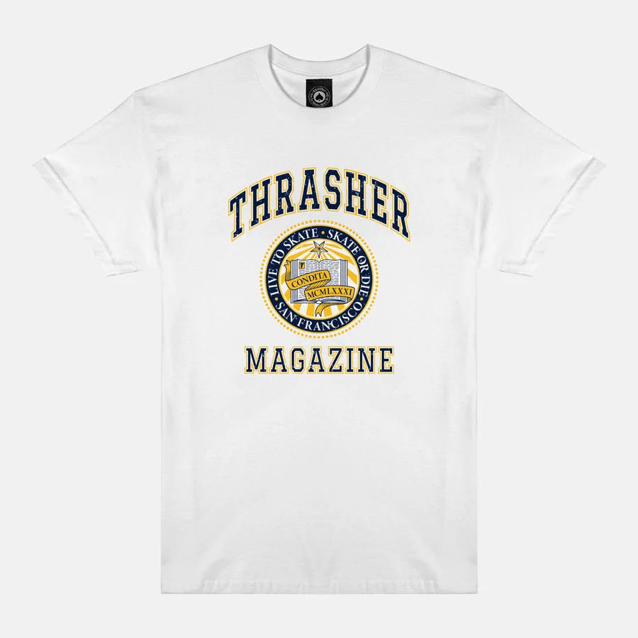 Thrasher Dropout T-Shirt - White