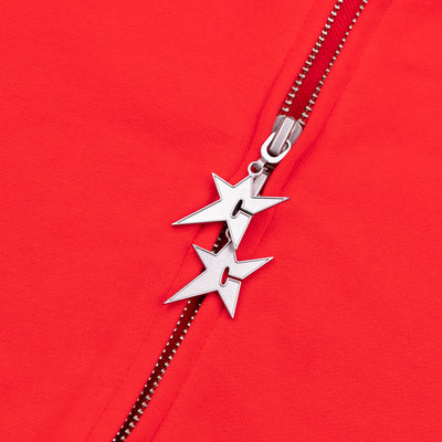 Carpet C-Star Double Zip Hoodie - Red