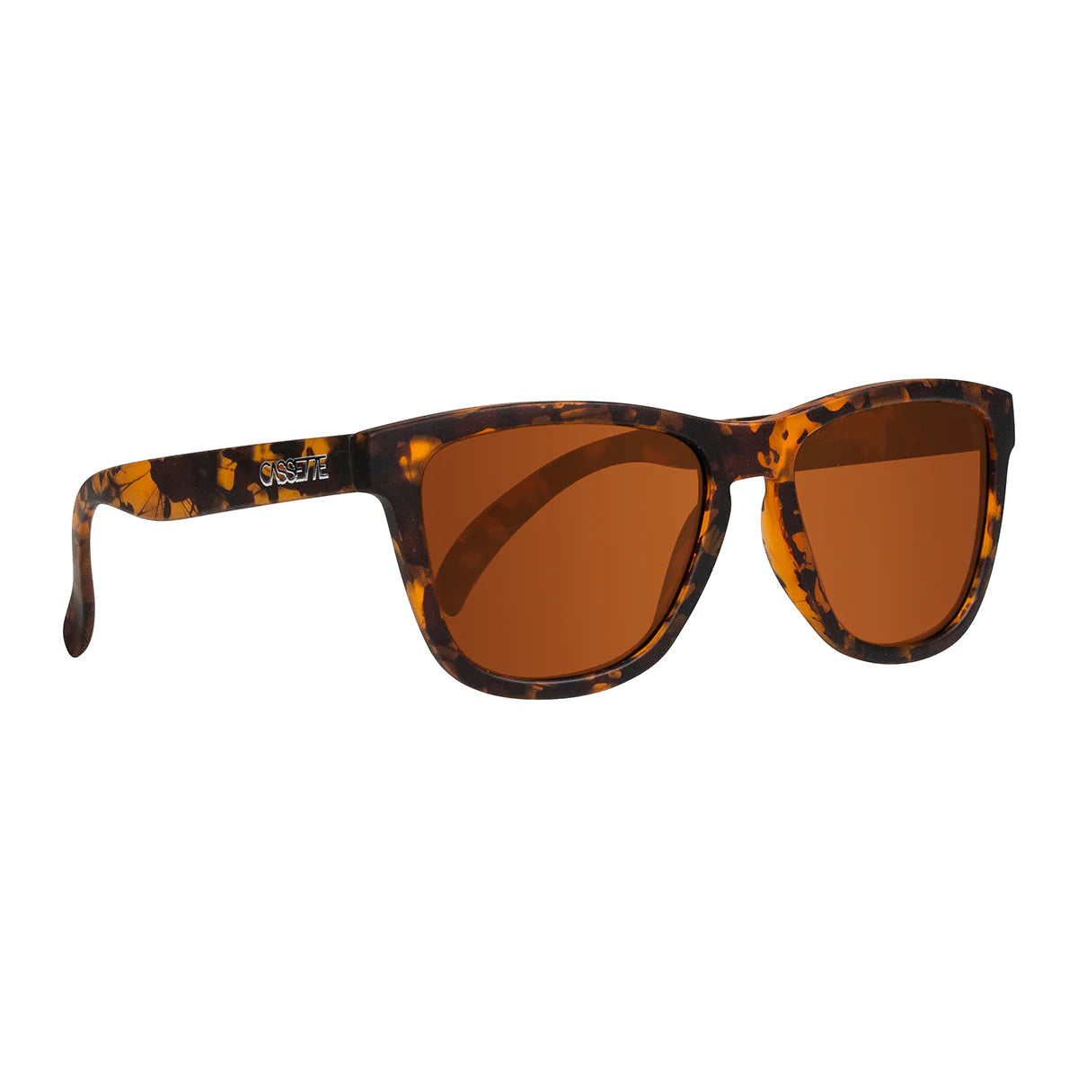 Cassette Optics Easy Livin' Sunglasses - Splatter Tortoise / Polarized Brown Lens