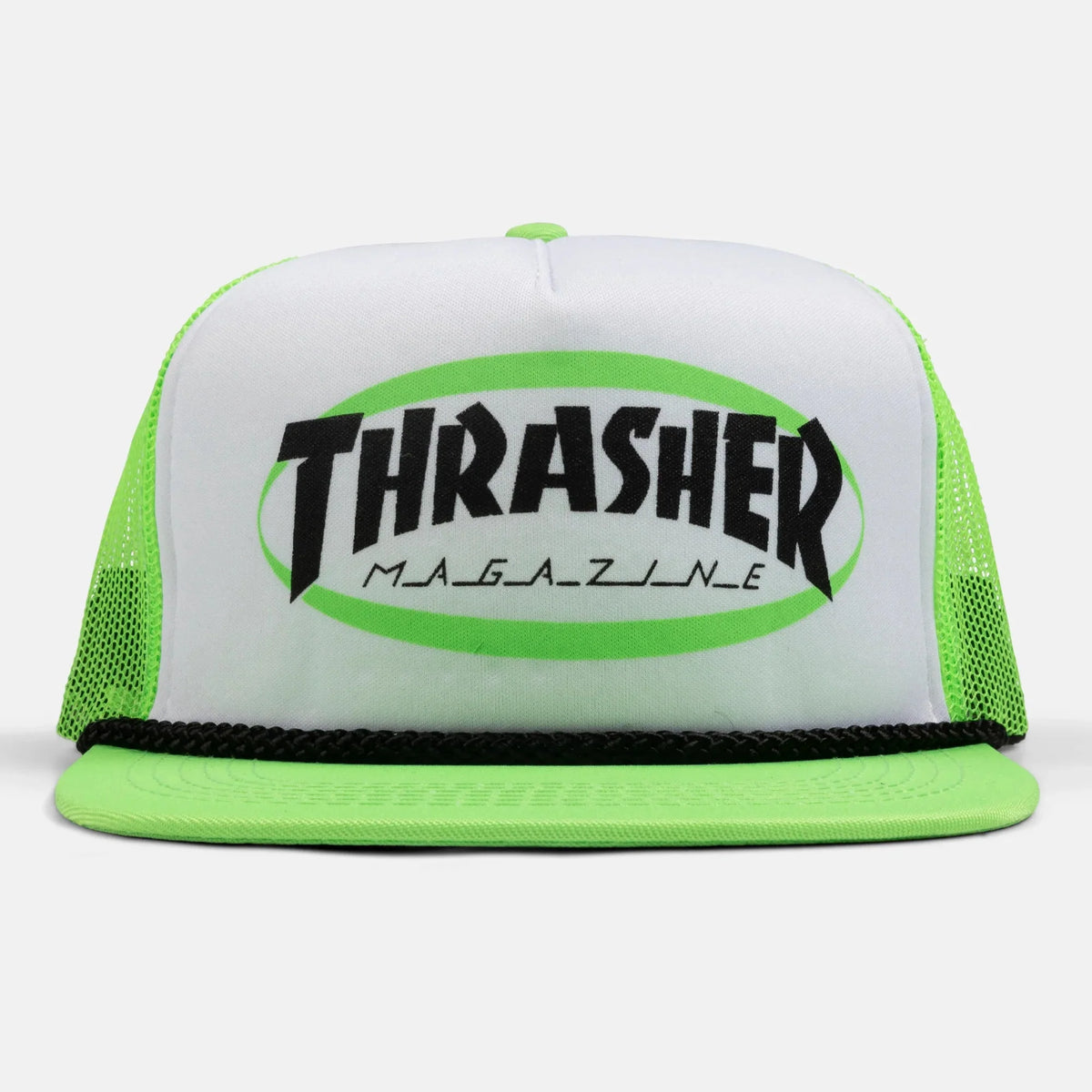 Thrasher Elipse Trucker Cap - Green