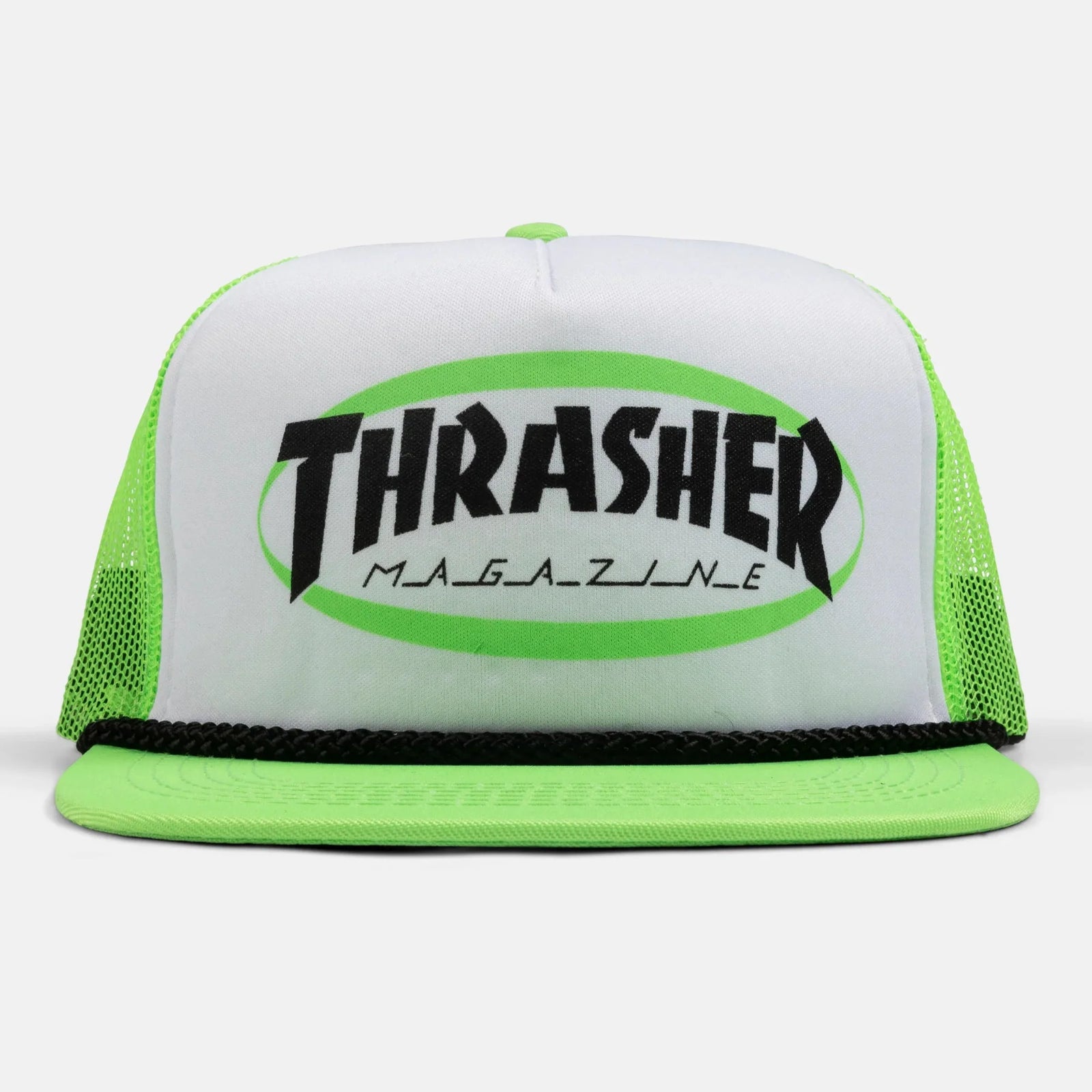 Thrasher Elipse Trucker Cap - Green