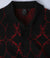 Former Coil Knit Longsleeve Polo - Black / Blood