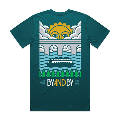 By And By Ferry T-Shirt - Atlantic