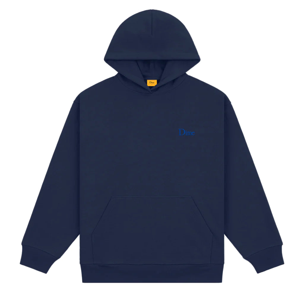 Dime Classic Small Logo Hoodie - Navy