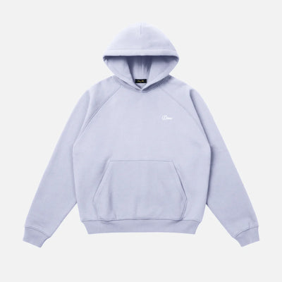 Dime Cursive Small Logo Hoodie - Gray Lavender