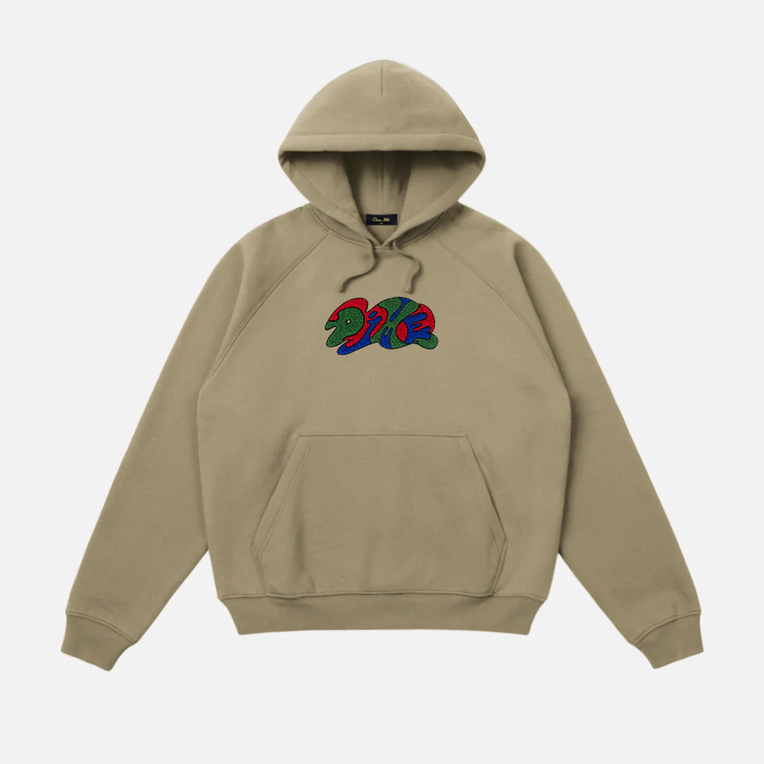 Dime Mural Hoodie - Military Olive