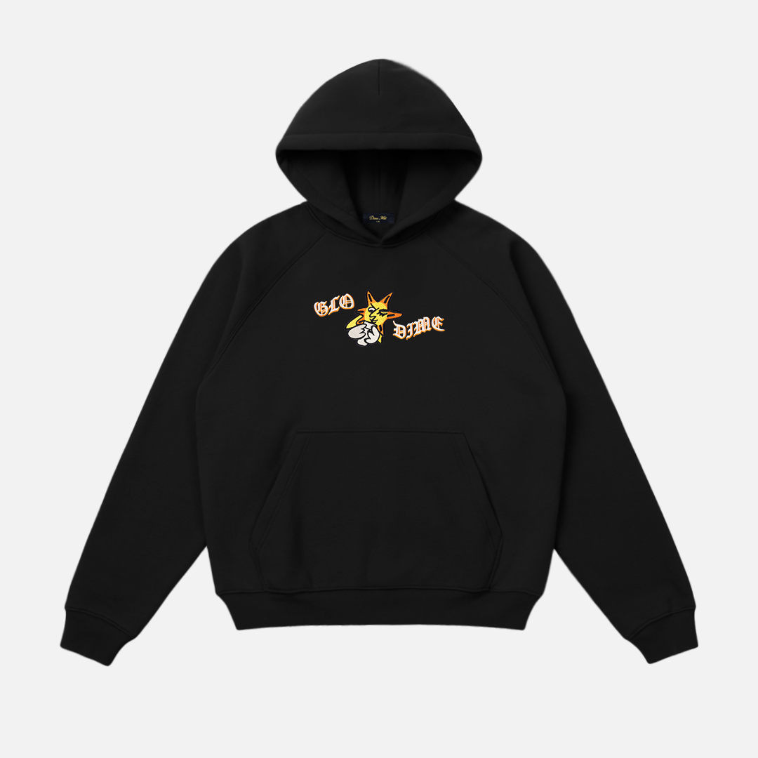 Dime Glo Dime Sun Hoodie - Black