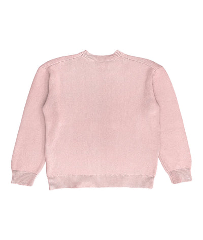 Dancer Head Knit Sweater - Dusty Rose