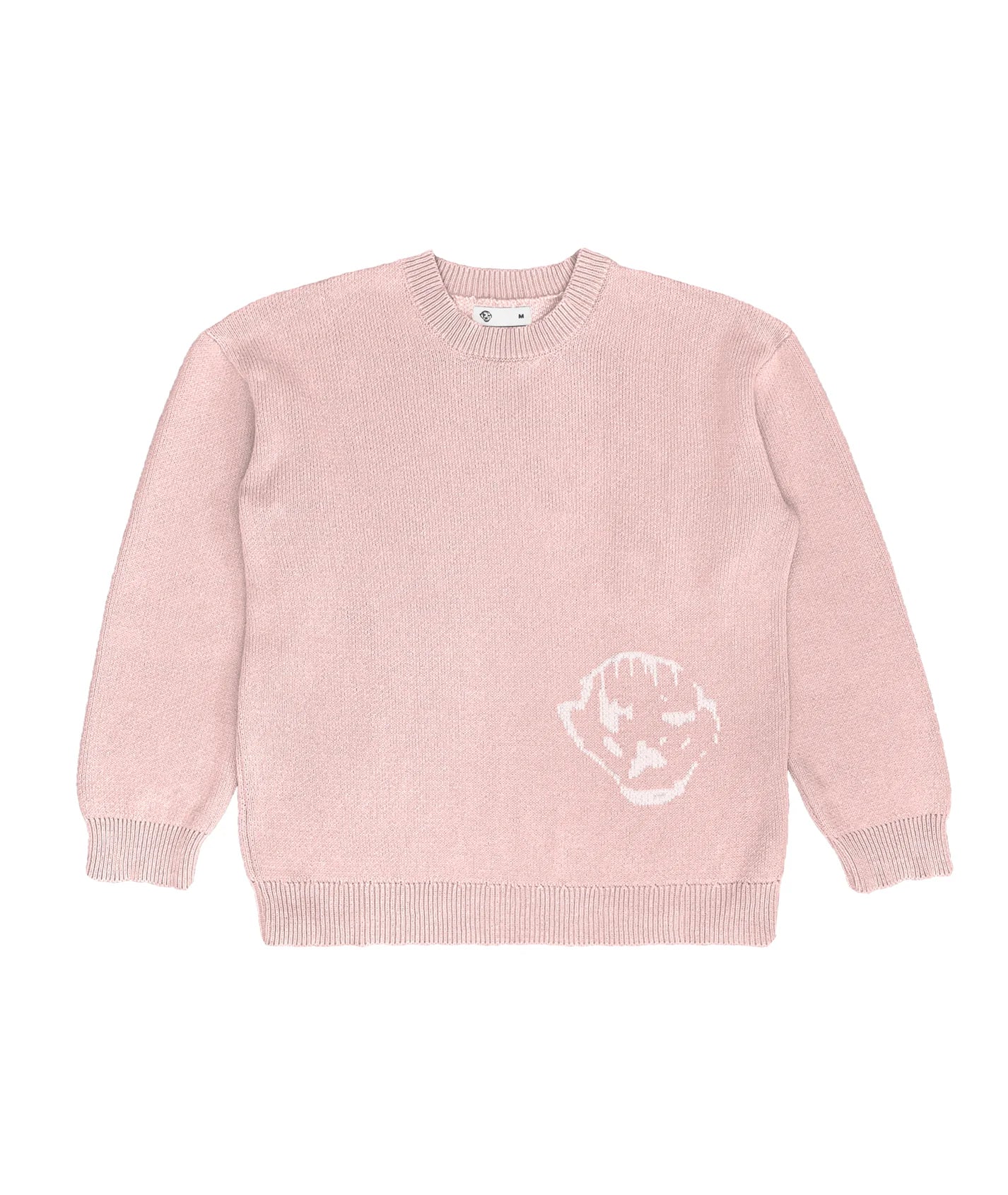 Dancer Head Knit Sweater - Dusty Rose
