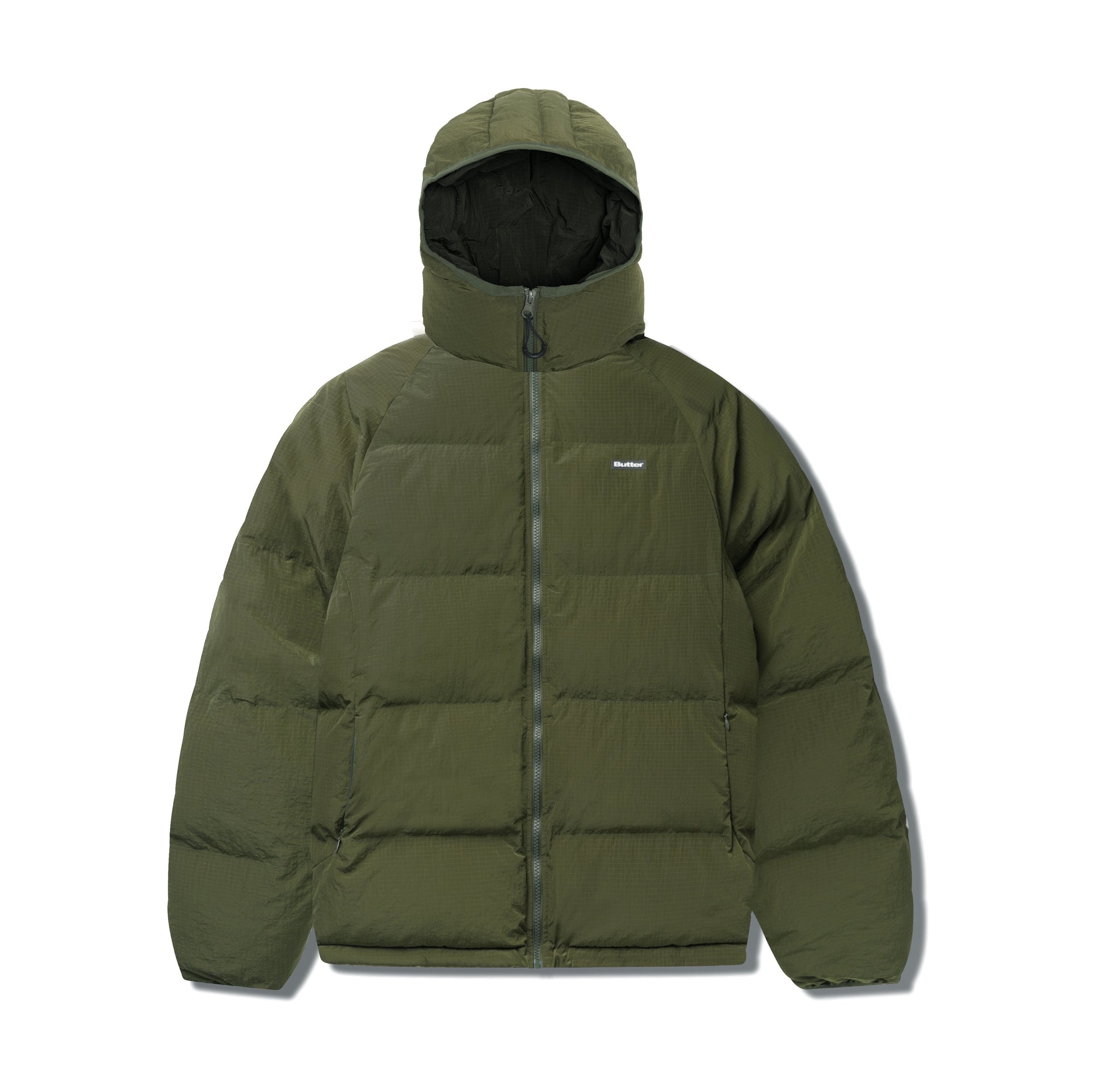 Butter Goods Hooded Puffer- Army