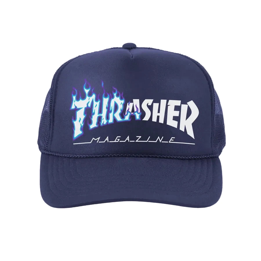 Thrasher Ignite Trucker Hat - Navy