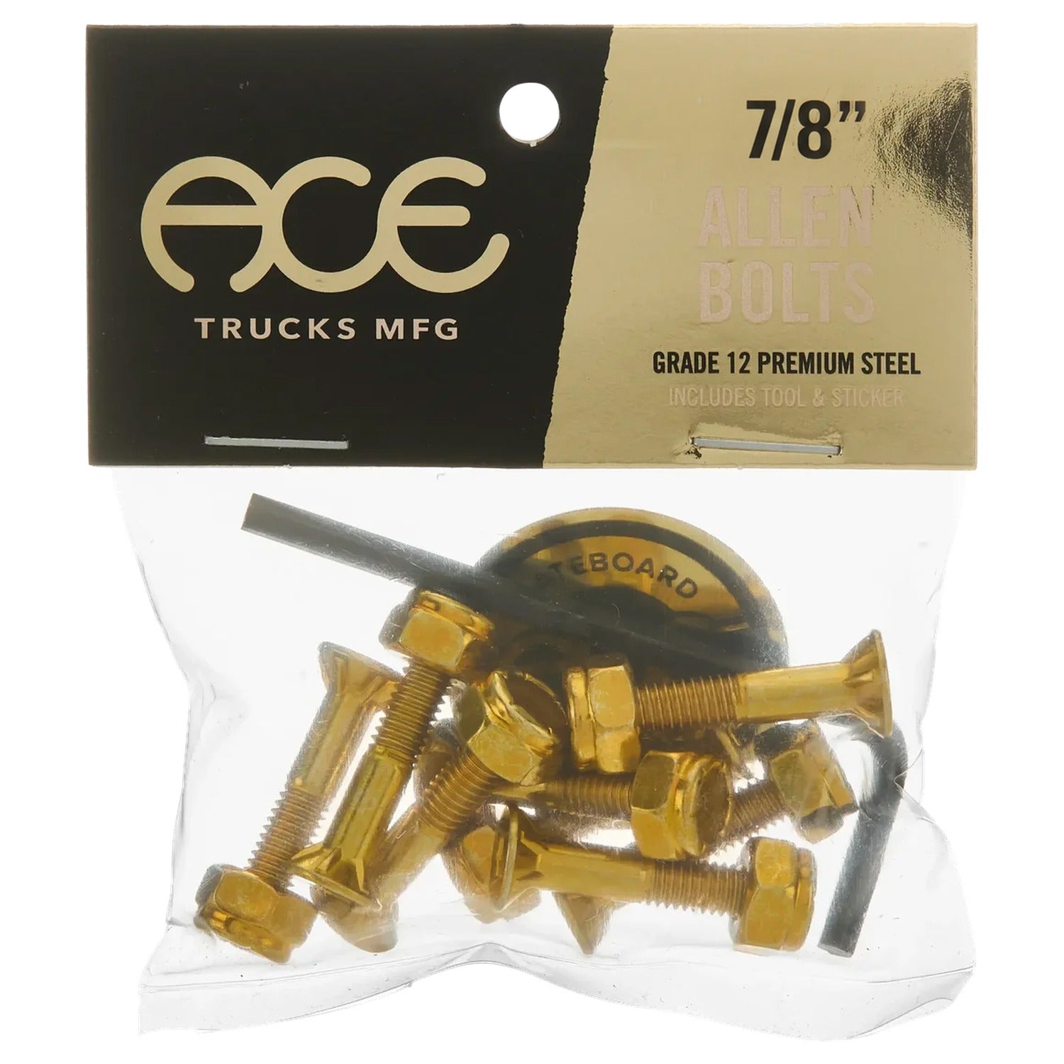 Ace 7/8” Gold Hardware