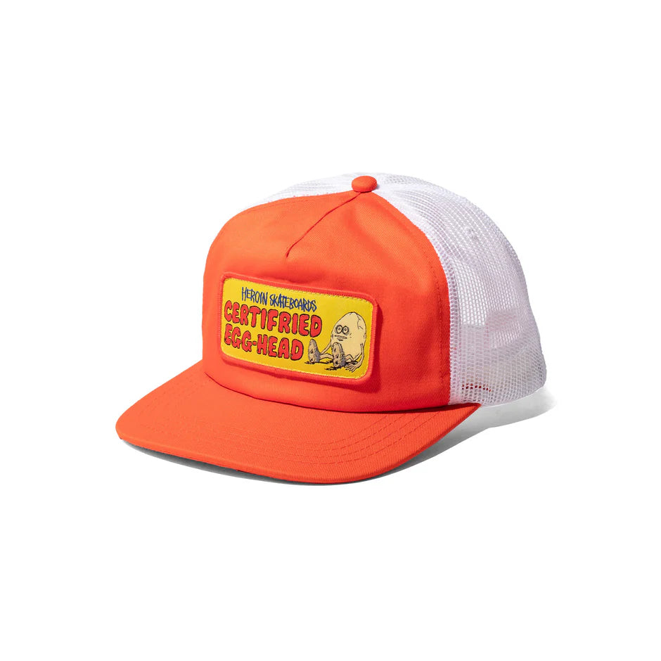 Heroin Certifried Egg-Head Trucker Hat