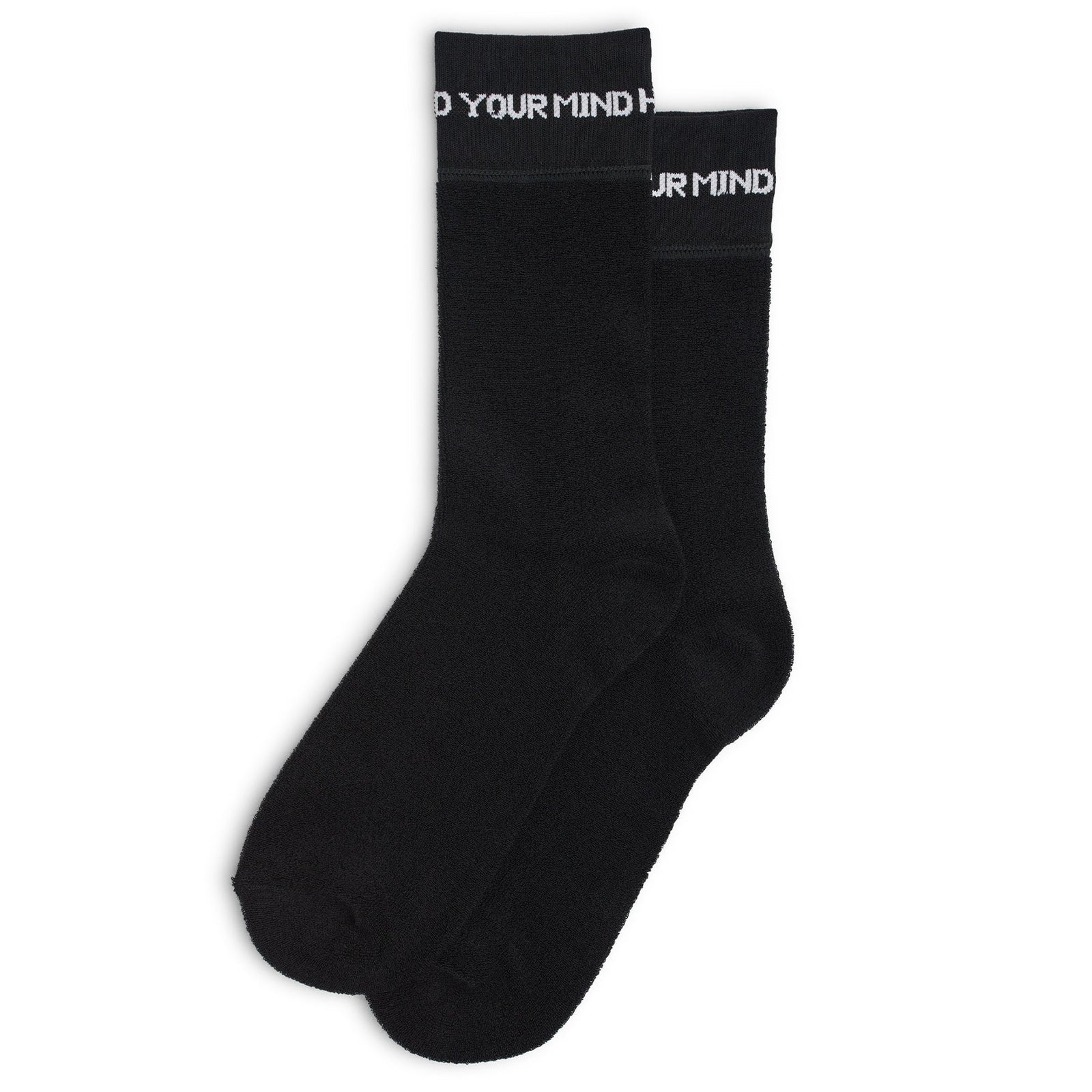 Last Resort Reverse Terry Socks - (Black or White)