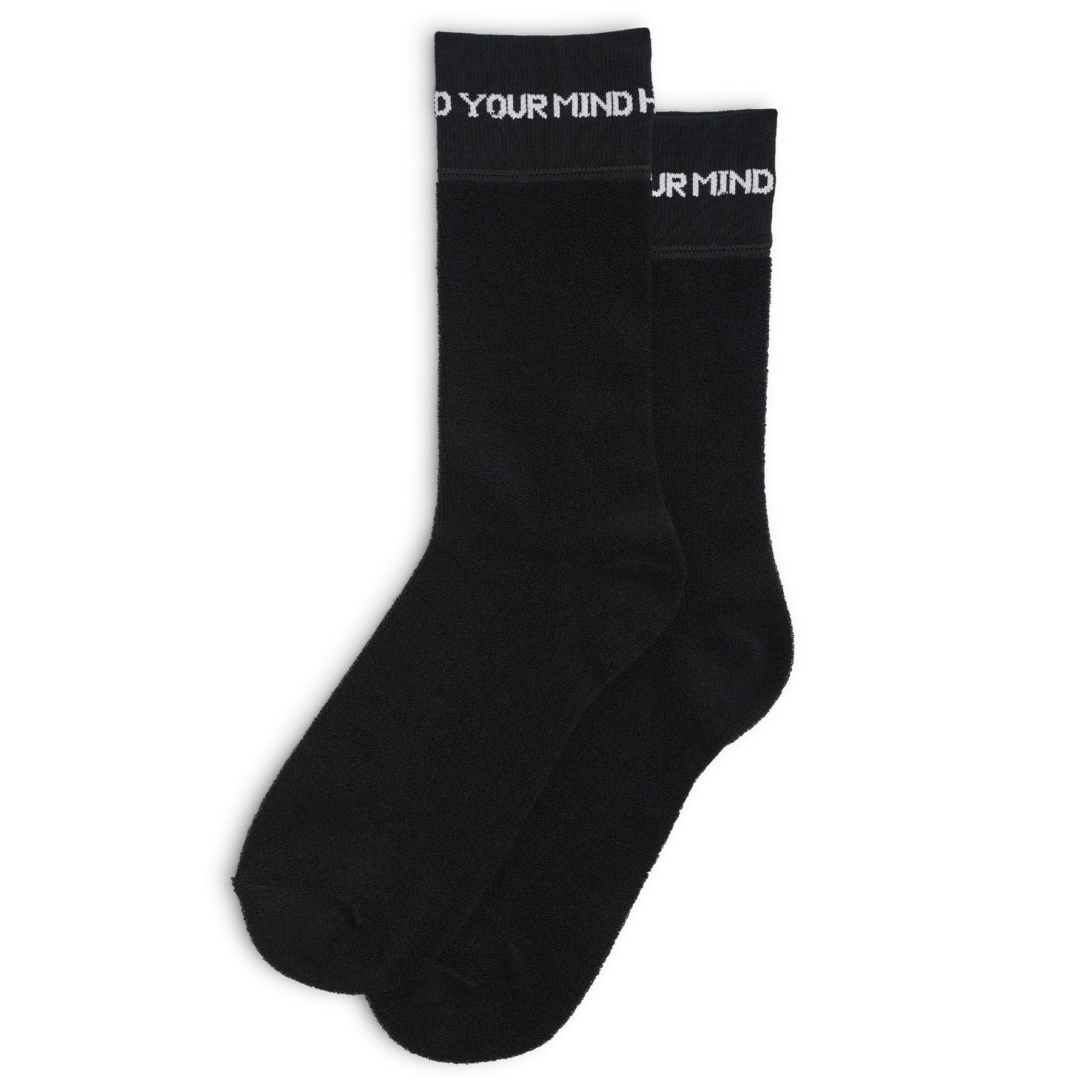 Last Resort Reverse Terry Socks - (Black or White)