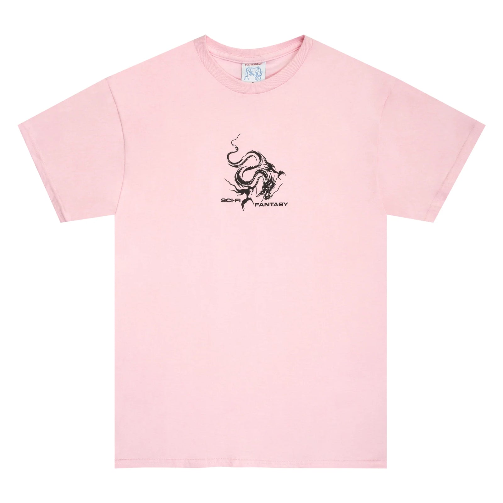 Sci-Fi Fantasy Dragon T-Shirt - Light Pink
