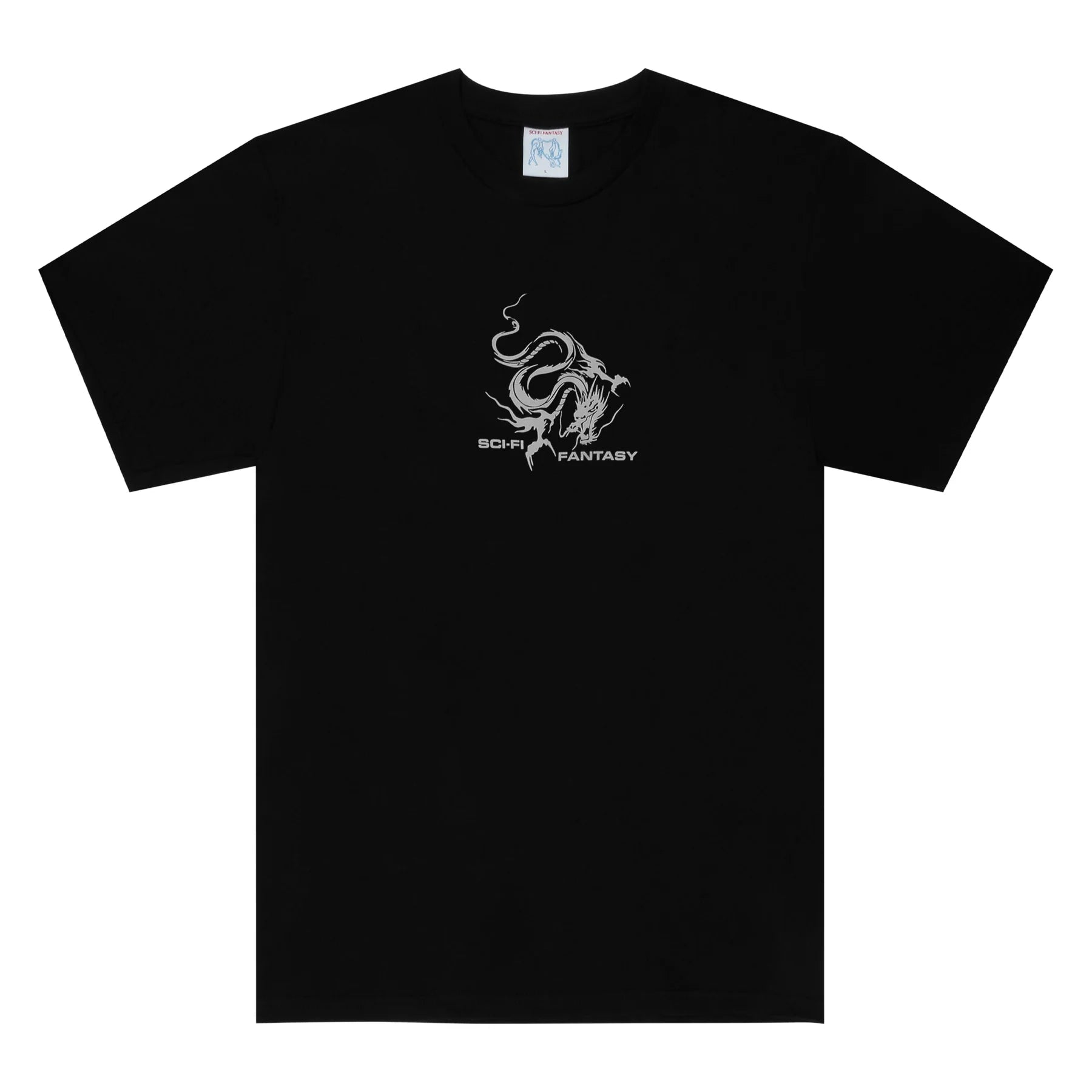 Sci-Fi Fantasy Dragon T-Shirt - Black