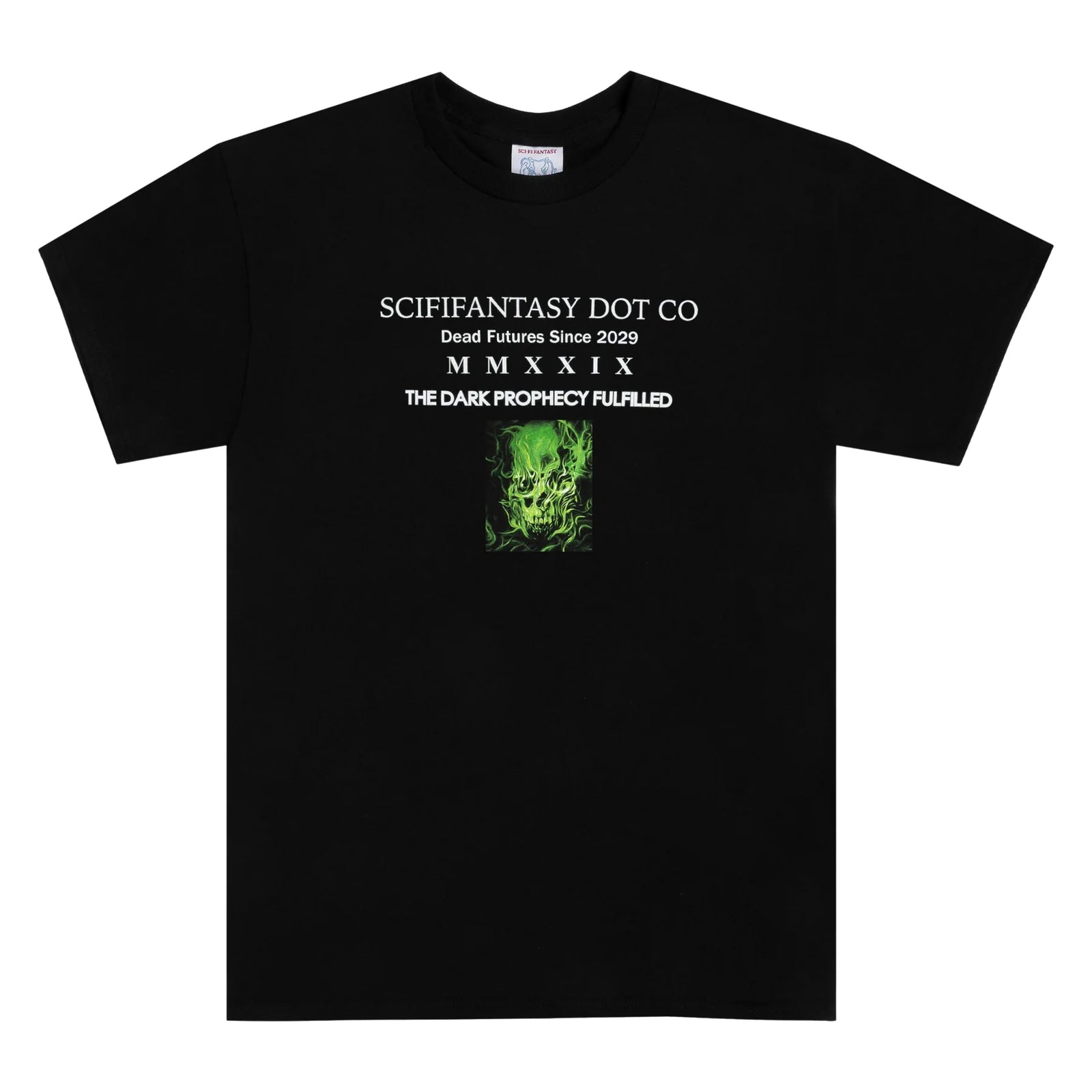 Sci-Fi Fantasy Dark Prophecy T-Shirt - Black