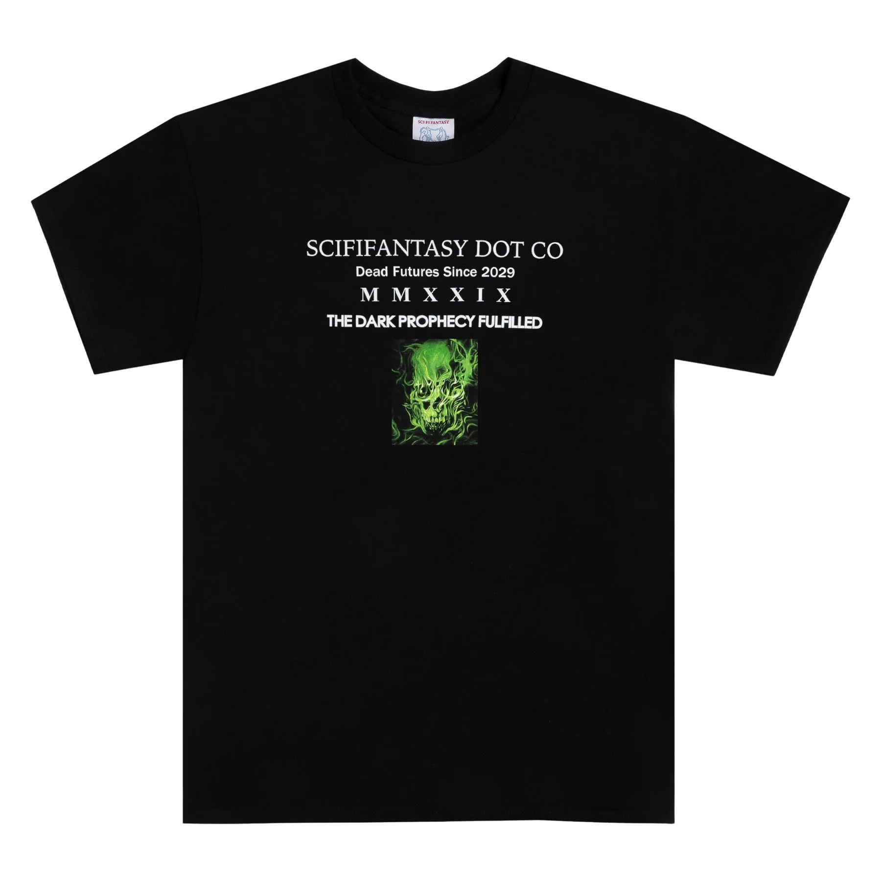 Sci-Fi Fantasy Dark Prophecy T-Shirt - Black