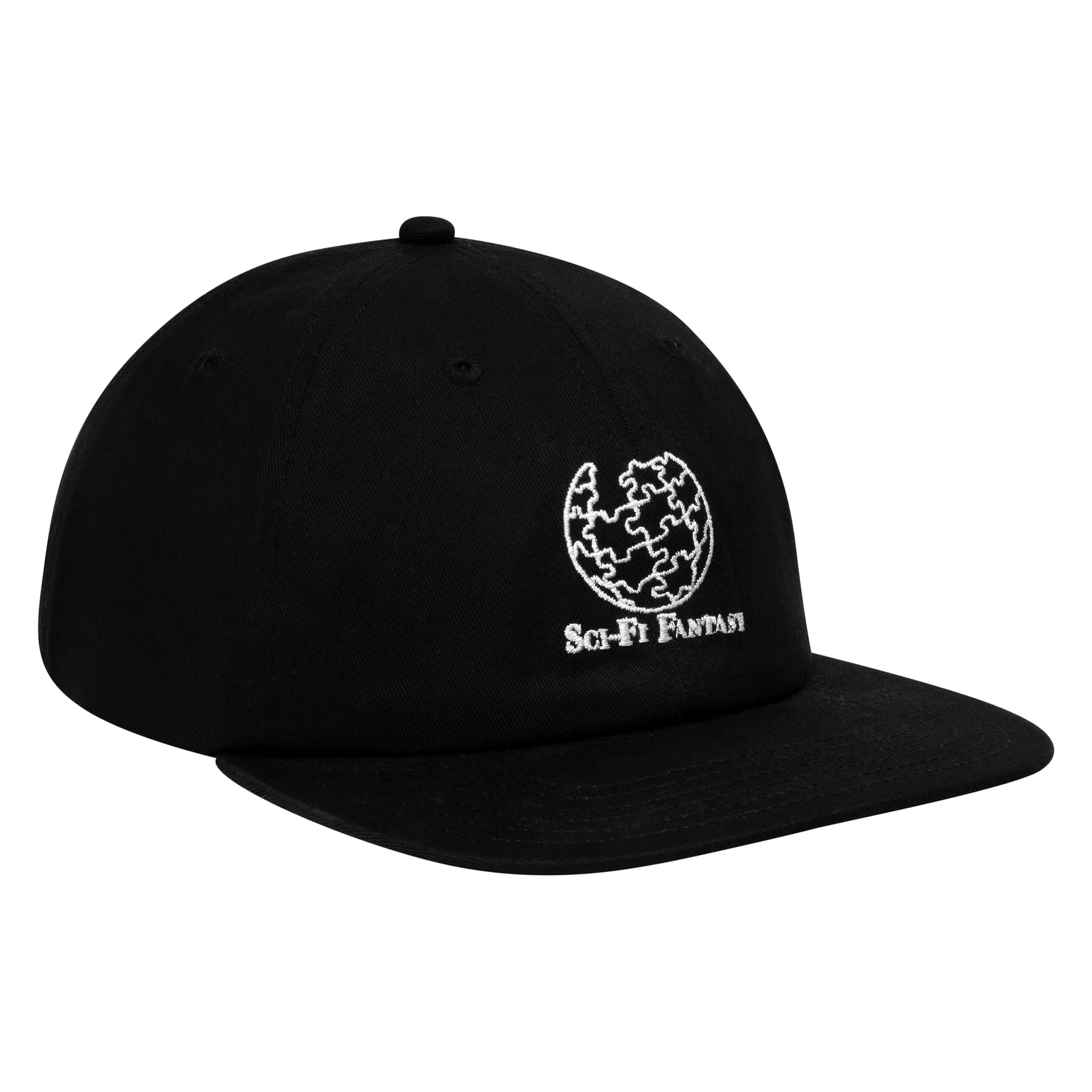 Sci-Fi Puzzle Globe Hat - Black
