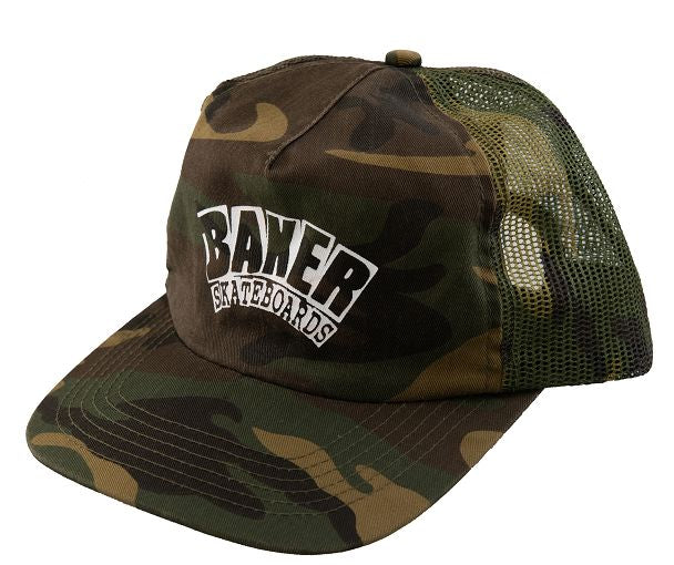 Baker Arch Logo Camo Trucker Hat