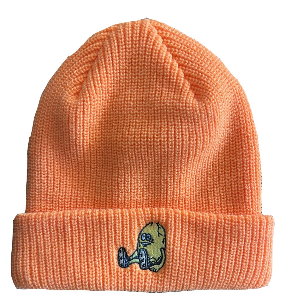 Heroin Egg Beanie - Neon Orange